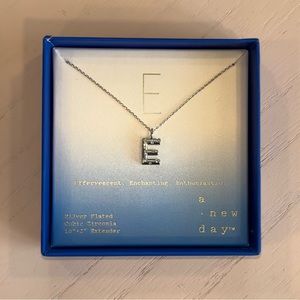 A New Day “E” Necklace